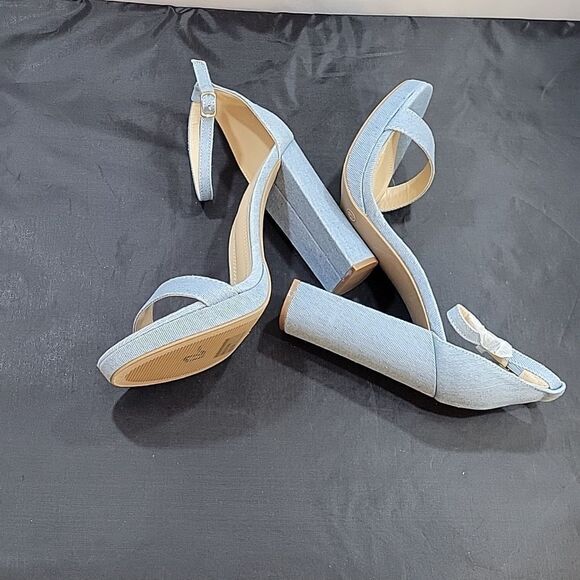 BRAND NEW WILD DIVA LOUNGS BLOCK HIGH HEEL STILETTOS SANDAL - Picture 12 of 15